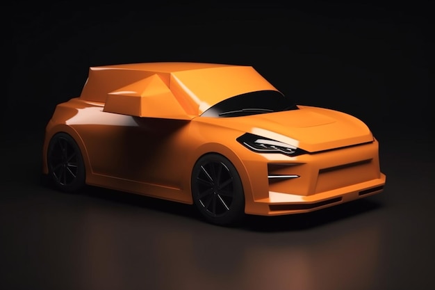 Model 3D samochodu nissan gt - r