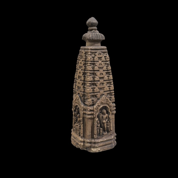 Model historycznego artefaktu starego obiektu Sikhara Old Staue Art Feng