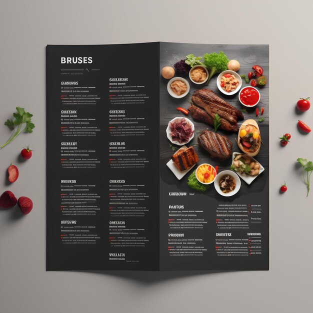 Model Listy Menu Restauracji Generatywny Ai