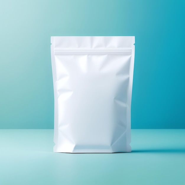 Model plastikowej torebki spożywczej na odizolowanym tle