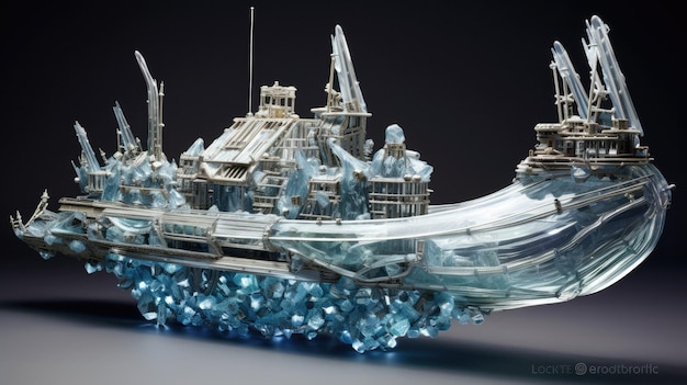 model statku wykonany przez firmę.