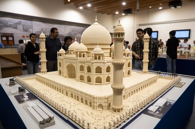 Model Taj Mahal w muzeum