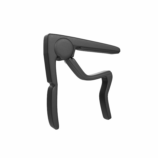 Modelowanie 3d capo gitary