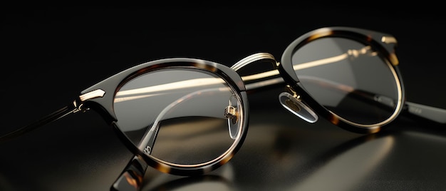 Modne okulary stylowe okulary Generative AI
