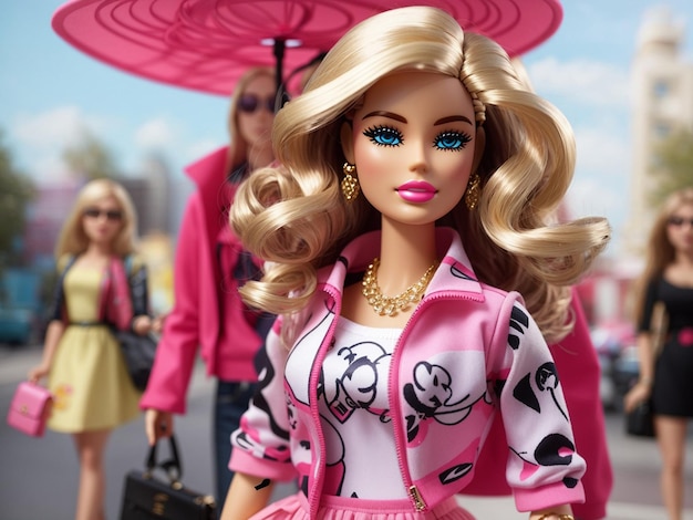 Modny strój Barbie