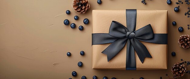 Modny temat Dnia Ojca z góry widok układu pudełka z prezentami krawat szyjny pałeczka