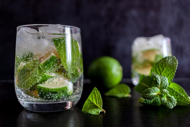 Mojito Cubano Mrożony Napój Z Limonką I Miętą