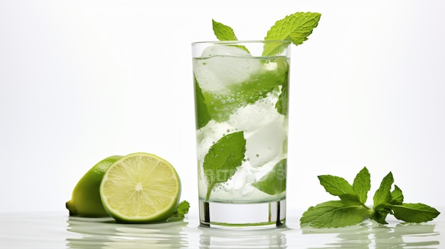 Mojito na białym tle