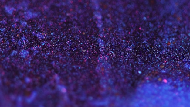 Mokra tekstura błyszcząca przepływ farby niebiesko-różowa fala atramentu