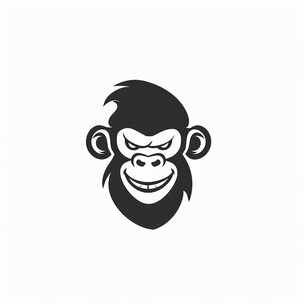 Monkey Vector Logotype Generatywna sztuczna inteligencja