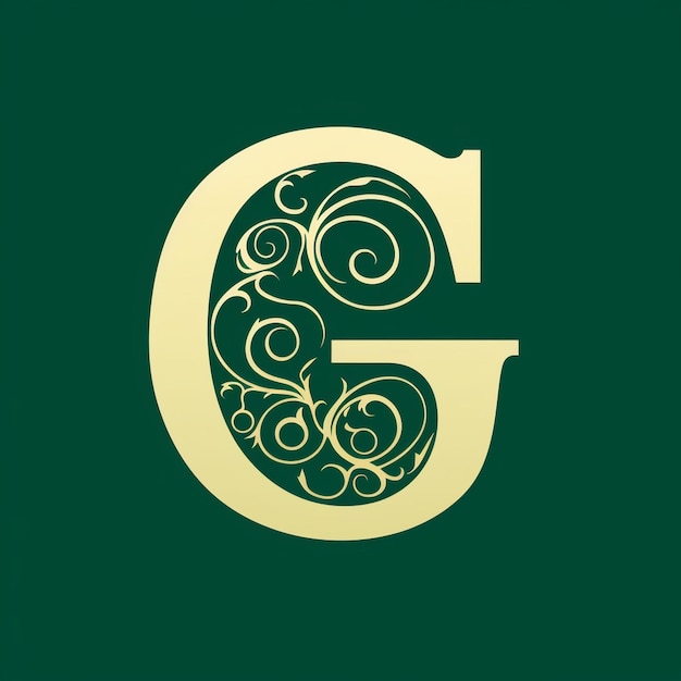 Zdjęcie monogram logo litery g