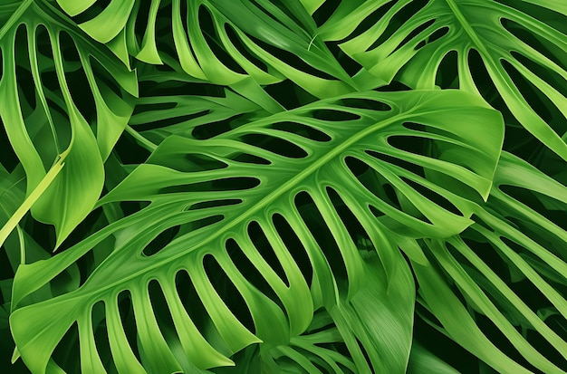 Monstera natura pozostawia tapetę tła