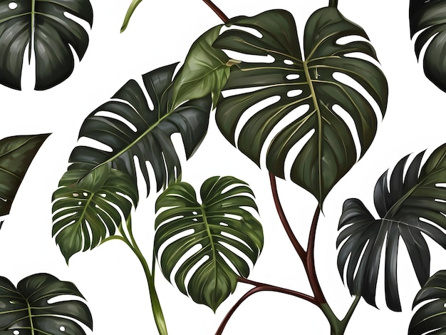 Monstera zachwyca tropikalną symfonią