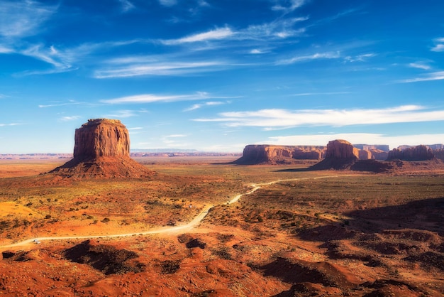 Monument Valley na pograniczu Arizony i Utah USA