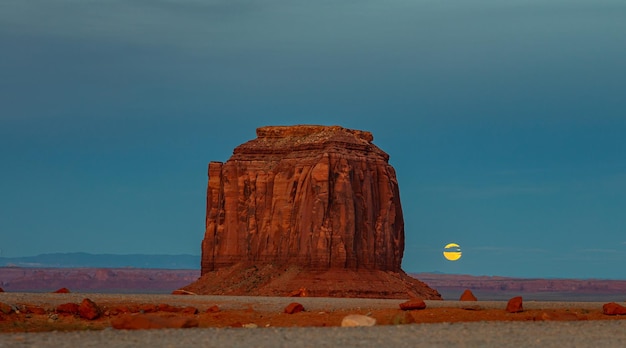 Monument Valley Tribal Park na granicy stanu Arizona i Utah w USA