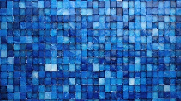 Mosaiczny niebieski geometryczny