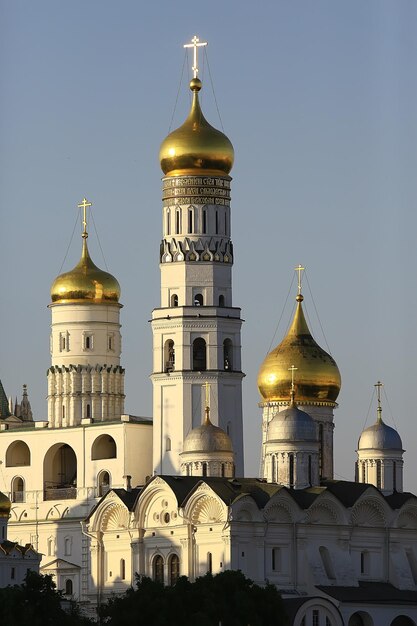 Moskwa kościół kopuły / architektura prawosławia, kopuły katedry w moskwie, rosja prawosławie chrześcijaństwo, pojęcie wiary