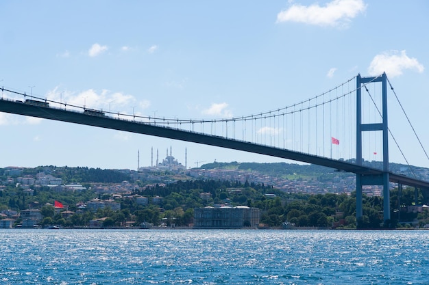 Most Bosforski w Stambule oddzielający Europę od Azji