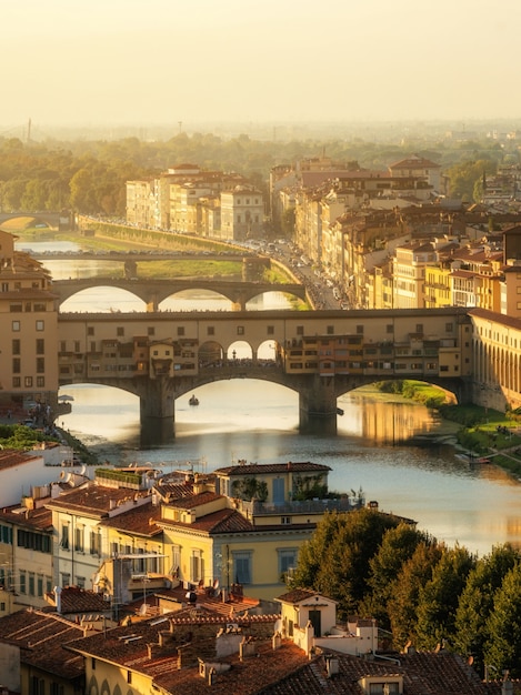 Most Ponte Vecchio We Florencji - Włochy