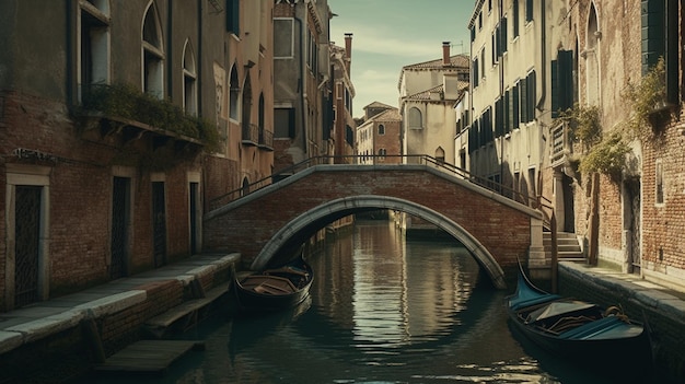 Most w Wenecji Włochy Generative Ai