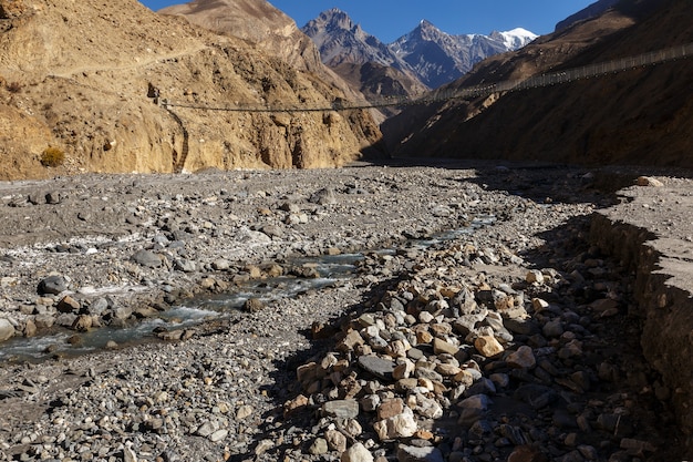 Most wiszący, Nepal