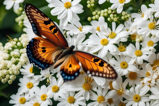 Zdjęcie motyl na kwiecie.