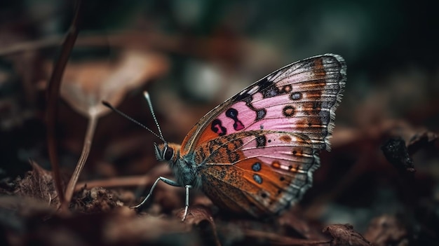 Motyl ze słowem motyl