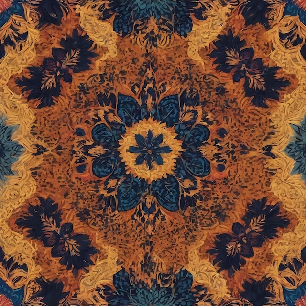Zdjęcie motyw tkaniny motyw songket motyw batik motyw kaleidoskopowy ornament