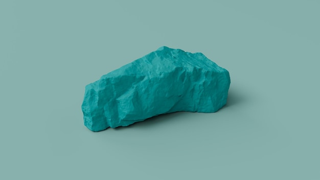 Mountain Rock 3d render ilustracji z tłem