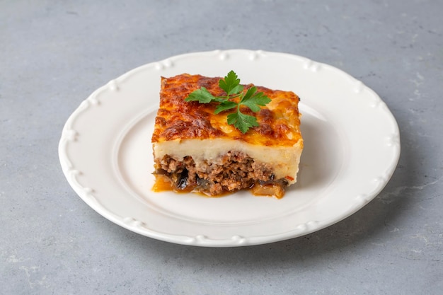 Moussaka Tradycyjne greckie danie