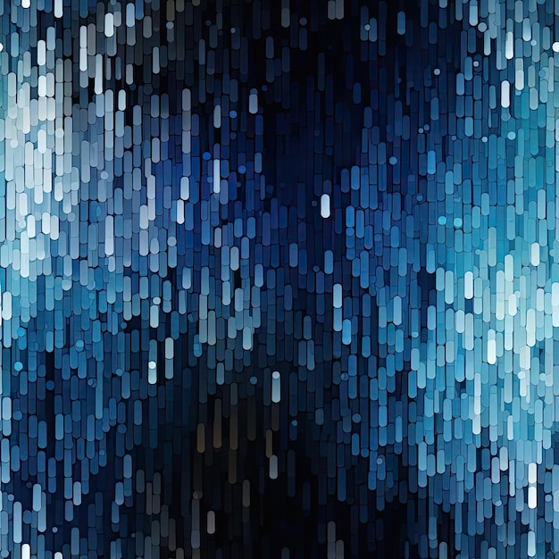 Mozaiczne niebieskie tło z abstrakcyjnym wzorem w niebieskich kropkach