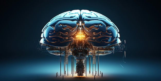 Mózg sztucznej inteligencji w koncepcji naukowej