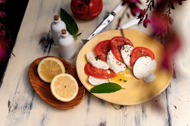 Zdjęcie mozzarella pomidorowa