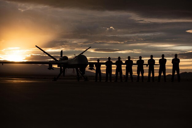 MQ9 Reaper predator UAV Dron amerykańskiej armii Najbardziej zaawansowany dron wojskowy