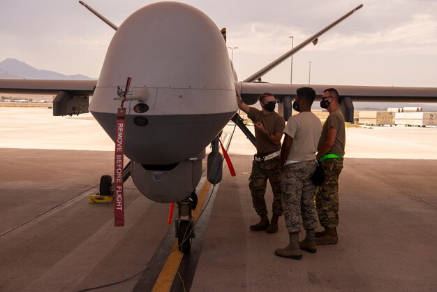 MQ9 Reaper predator UAV Dron amerykańskiej armii Najbardziej zaawansowany dron wojskowy