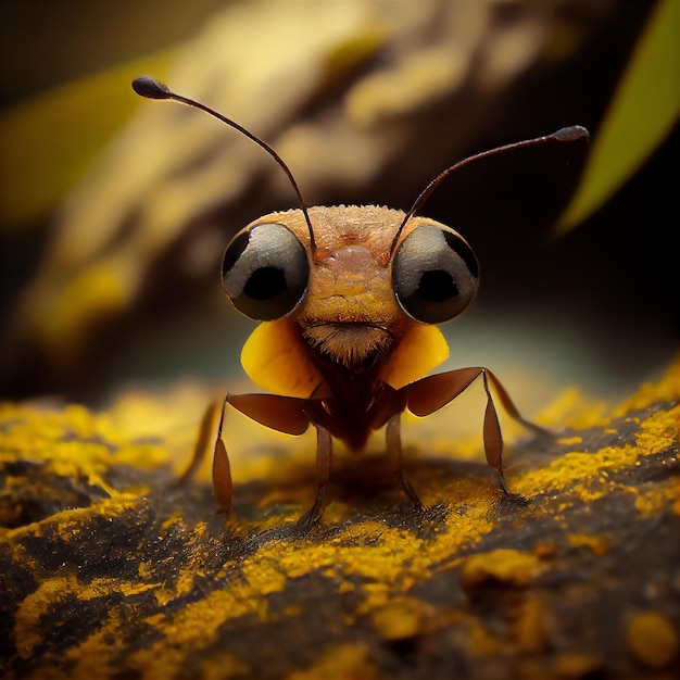 Mrówka ilustracja 3D