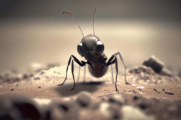 Mrówka na ziemigeneratywna ai