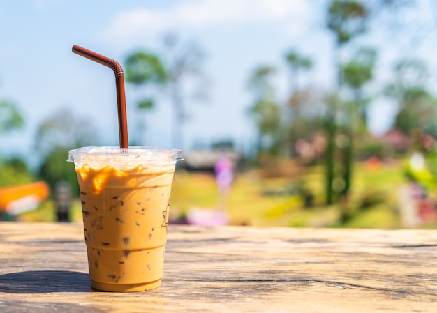 mrożona filiżanka do kawy latte