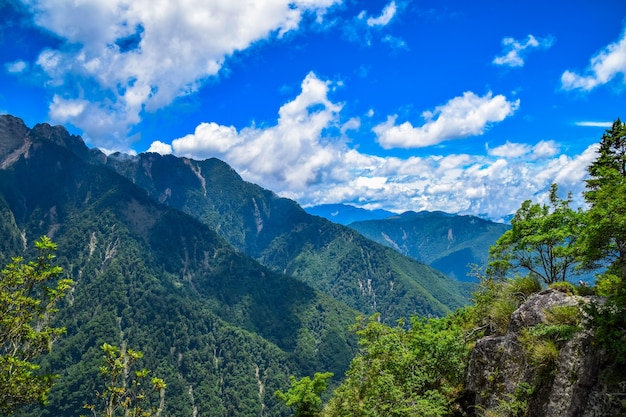 MtJade Mountain Krajobraz Yushan Najwyższa góra na Tajwanie