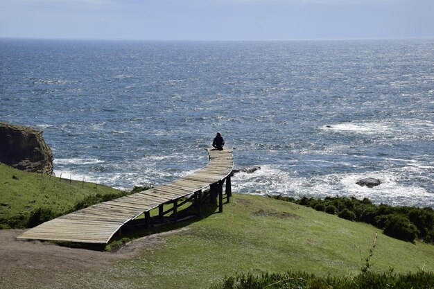 Muelle de las Almas Dock of Souls na wyspie Cucao Chiloe w Chile