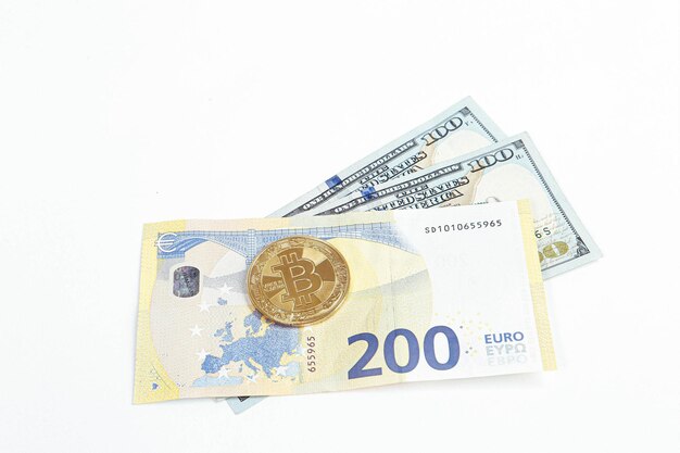 Multi Euro Dolar Cash Różne rodzaje banknotów nowej generacji bitcoin