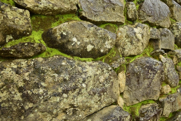 Mur Inków we wsi MachuPicchu zbliżenie Peru Ameryka Południowa