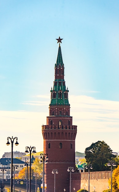 Mur Kremla na Placu Czerwonym, Moskwa, Rosja.
