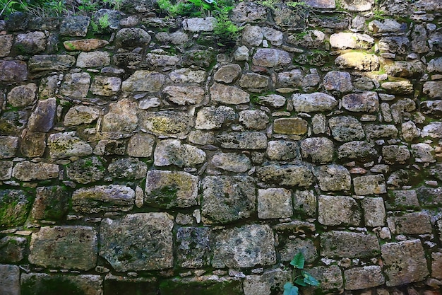 mur murowany majowie starożytne miasto, abstrakcyjne tło stare kamienie ściana archeologii w meksyku