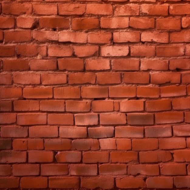 Mur z cegły na tle ściany z czerwonej cegły.