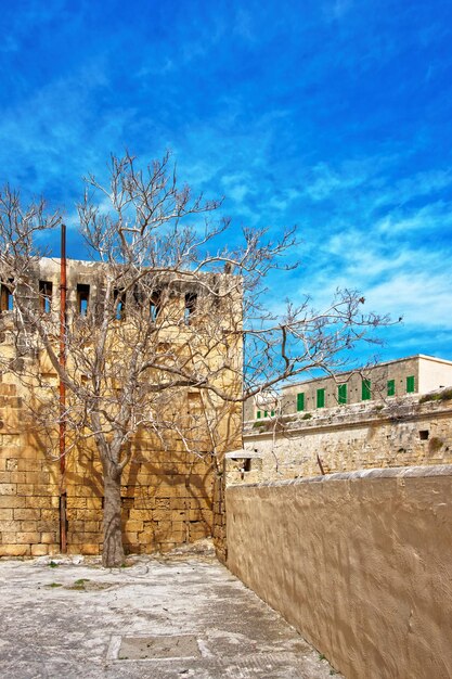 Mury fortu St Elmo w Valletcie na Malcie
