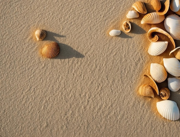 muszle na plaży