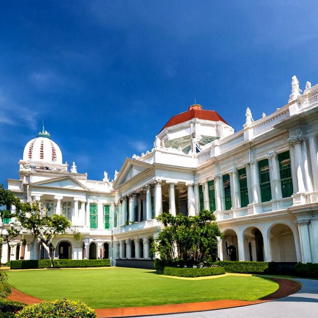 Muzeum Narodowe Singapuru znajduje się w historycznym budynku AI_Generated