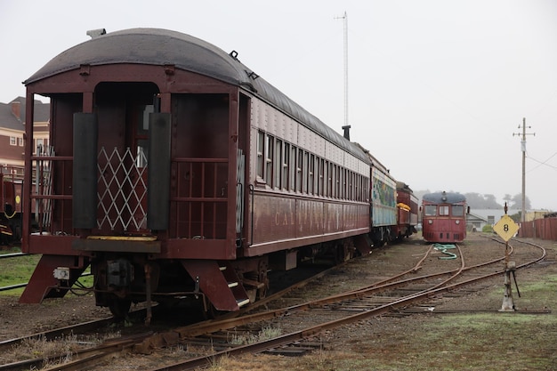 Muzeum Pociągów W Mendocino W Kalifornii