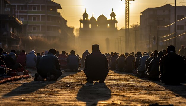 Muzułmanie modlący się o mawlidową fotografię Islamskie i muzułmańskie tło koncepcyjne Od redakcji ph